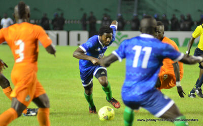Michael Lahoud   [Leone Stars v Ivory Coast, 6 September 2014 (Pic © Darren McKinstry / www.johnnymckinstry.com)]